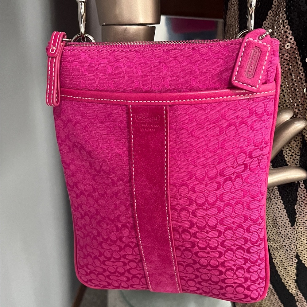 Coach Fuchsia Crossbody Bag